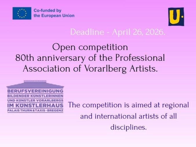 Open Call: 80 Years of the Berufsvereinigung Bildender Künstlerinnen und Künstler Vorarlbergs (1947–2027–2107)