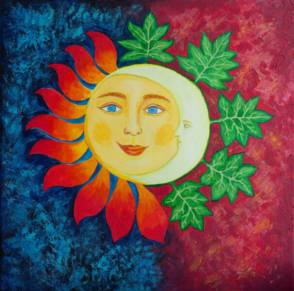 Sun and moon
