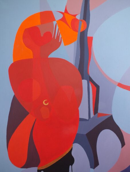 Шевцова Галина Анатоліївна. (1975р.нар.). ,,Paris,,. 2020р., полотно, акрил,  70х50см